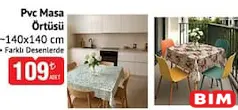 PVC MASA ÖRTÜSÜ 140X140 CM fiyat ve kampanya bilgisi